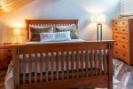 Cozy Loft bedroom with queen bed